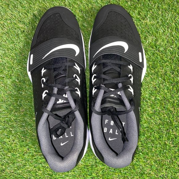 Nike Alpha Menace Turf Low Football Shoe Black White AQ8129-001 Men Sz NEW main image 8